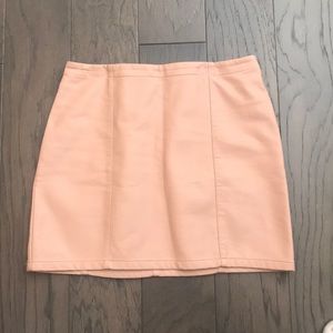 F21 Faux Leather Skirt